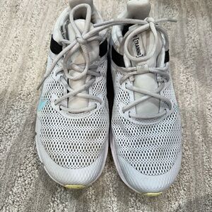 Nike White and Black Athletic Shoes